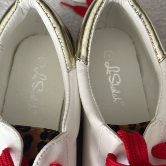 LEOPARD PRINT SNEAKERS NWOT - Picture 6 of 7